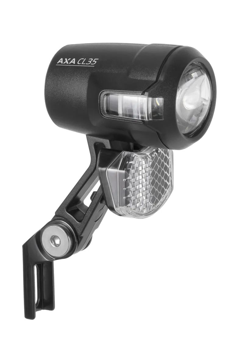 Przednia lampka rowerowa Axa Compact Line 35 Steady Auto