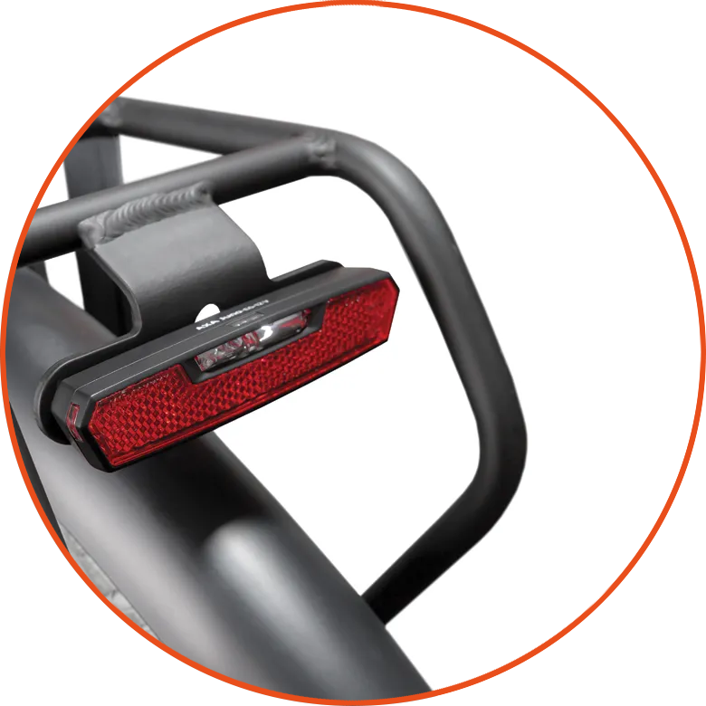 Tylna lampka rowerowa AXA Juno e-bike 6-12V