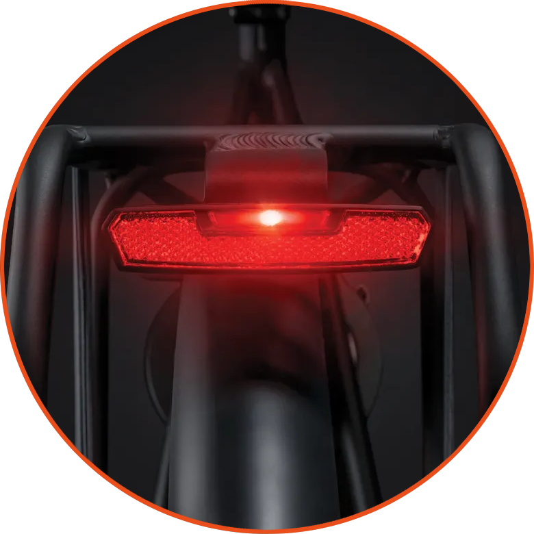 Tylna lampka rowerowa AXA Juno e-bike 6-12V