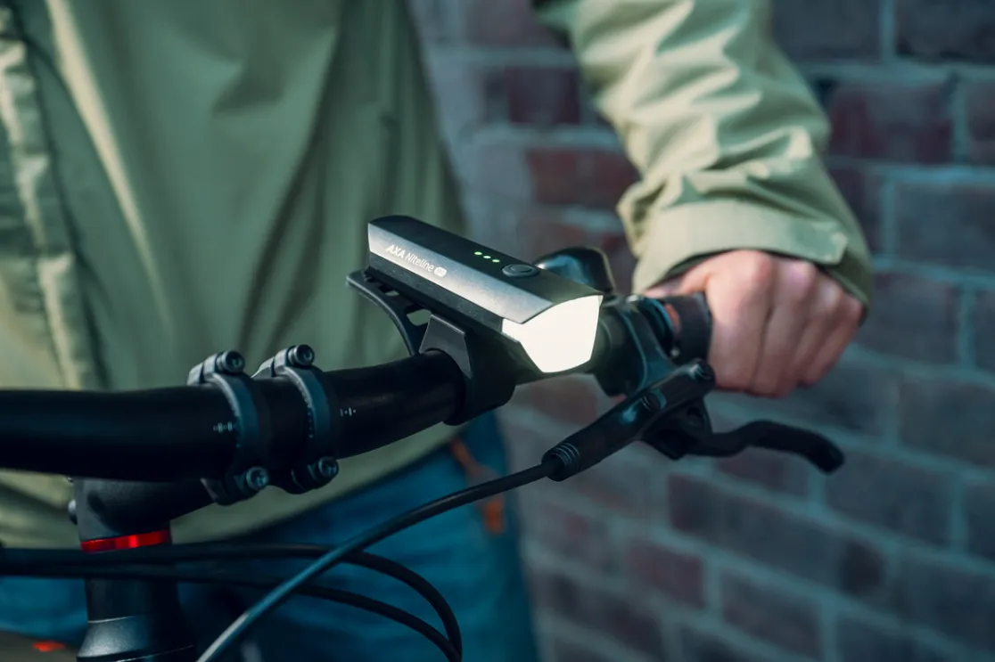 Zestaw lampek rowerowych AXA Niteline 550 USB