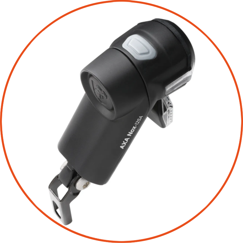 Przednia lampka rowerowa AXA Nox Sport Auto Off 12 LUX