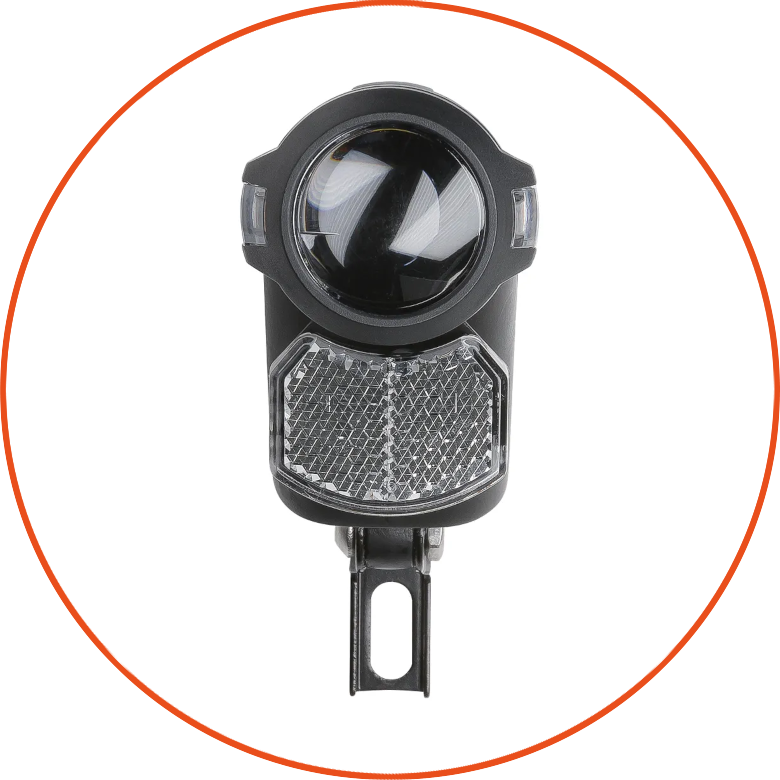 Przednia lampka rowerowa AXA Nox Sport Auto Off 12 LUX