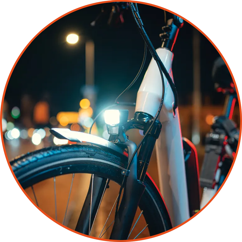 Przednia lampka rowerowa Axa NXT130 E-Bike 12V 130 Lux