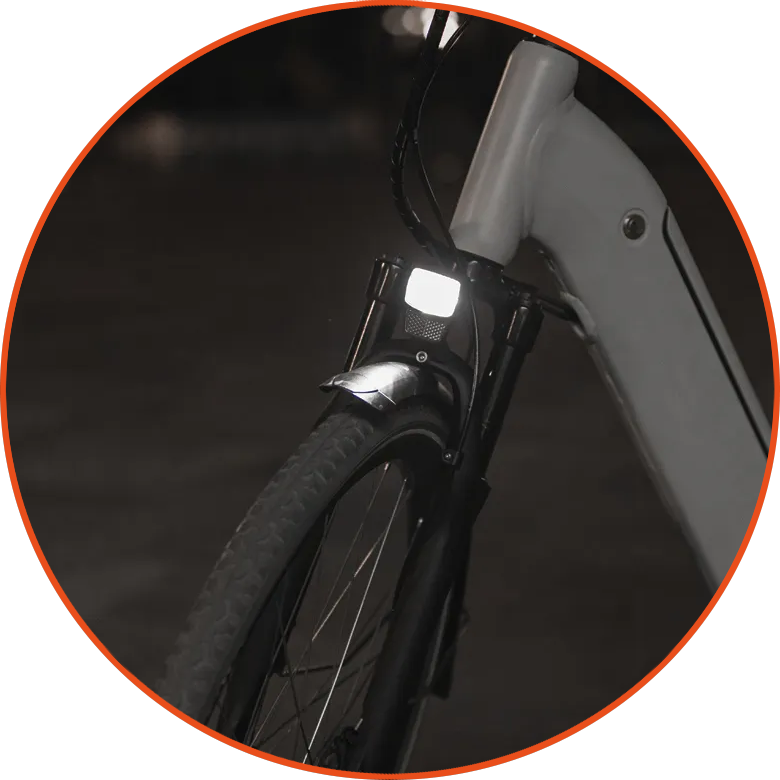 Przednia lampka rowerowa AXA NXT30 E-Bike 6-48V 30 Lux