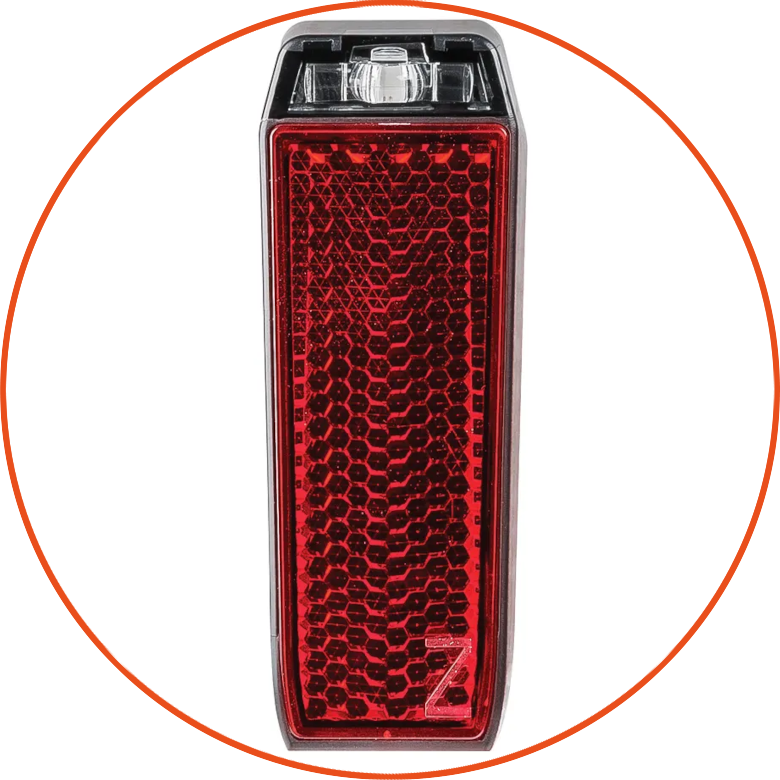Tylna lampka rowerowa na błotnik Axa Nyx E-Bike 6-12V