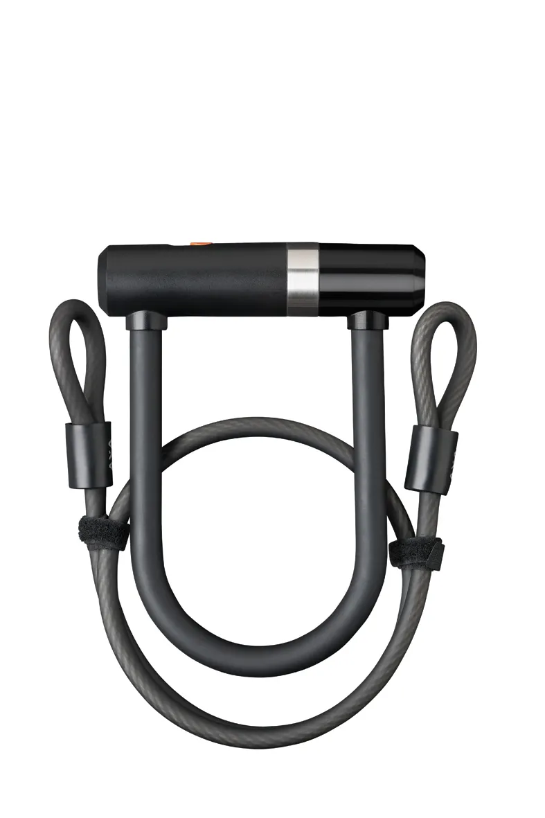 U-Lock Axa Newton Mini + linka Cable 8-100