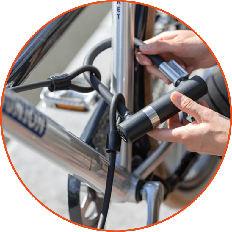 U-Lock Axa Newton Mini + linka Cable 8-100