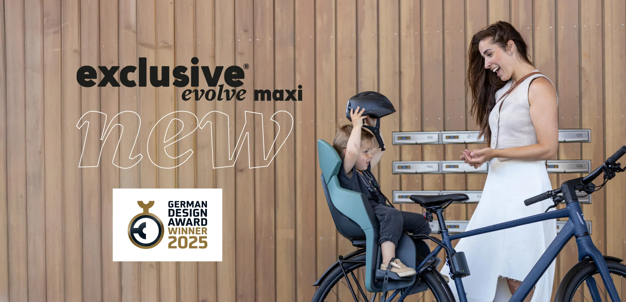Tylny fotelik rowerowy odchylany Bobike Evolve Maxi Reclinable - do ramy