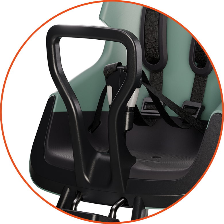Przedni fotelik rowerowy Bobike Evolve Mini