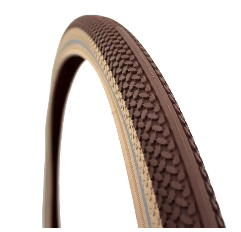 Opona rowerowa Cortina Canberra brązowo-kremowa 28" × 1.75" (47-622) Reflex
