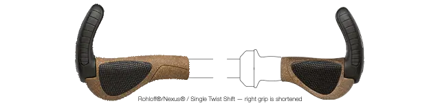 Chwyty rowerowe Ergon GP3 L cork Nexus