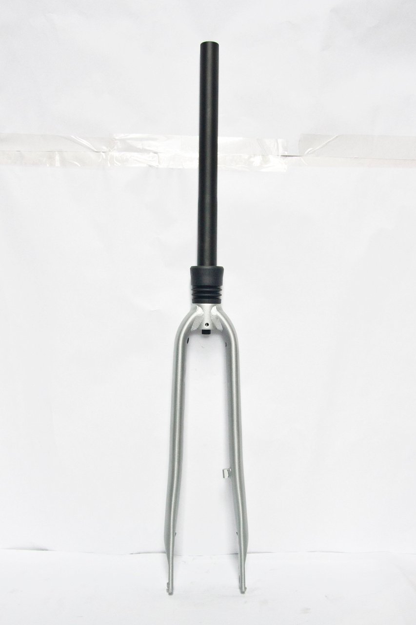 Przedni widelec rowerowy Gazelle al-hsf-rb-1 1/8-dh 336mm platinum grey