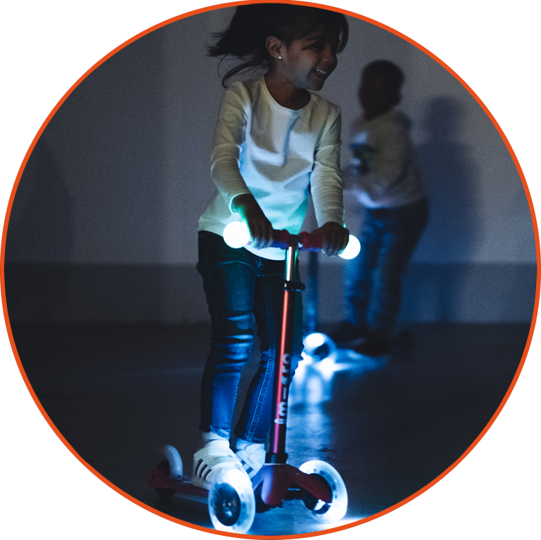 Hulajnoga dla dzieci Micro Mini Deluxe MAGIC LED