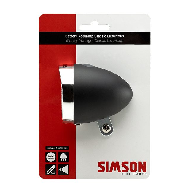 Przednia lampka rowerowa SIMSON Classic Luxurious 30 LUX
