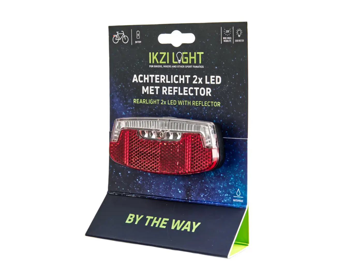 Tylna lampka rowerowa IKZI Light By The Way 80 mm