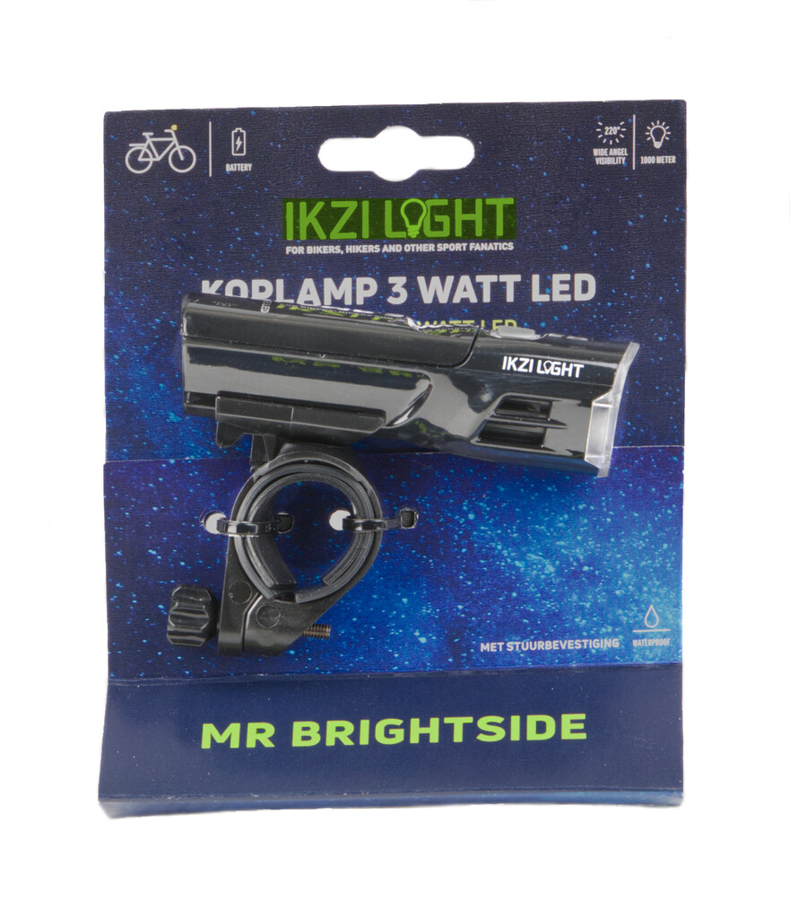 Przednia lampka rowerowa IKZI Light Mr. Brightside