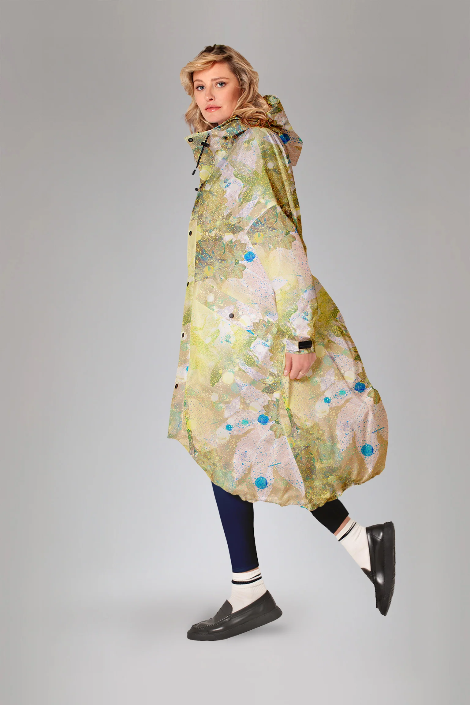 Ponczo rowerowe Rain Kiss Flora