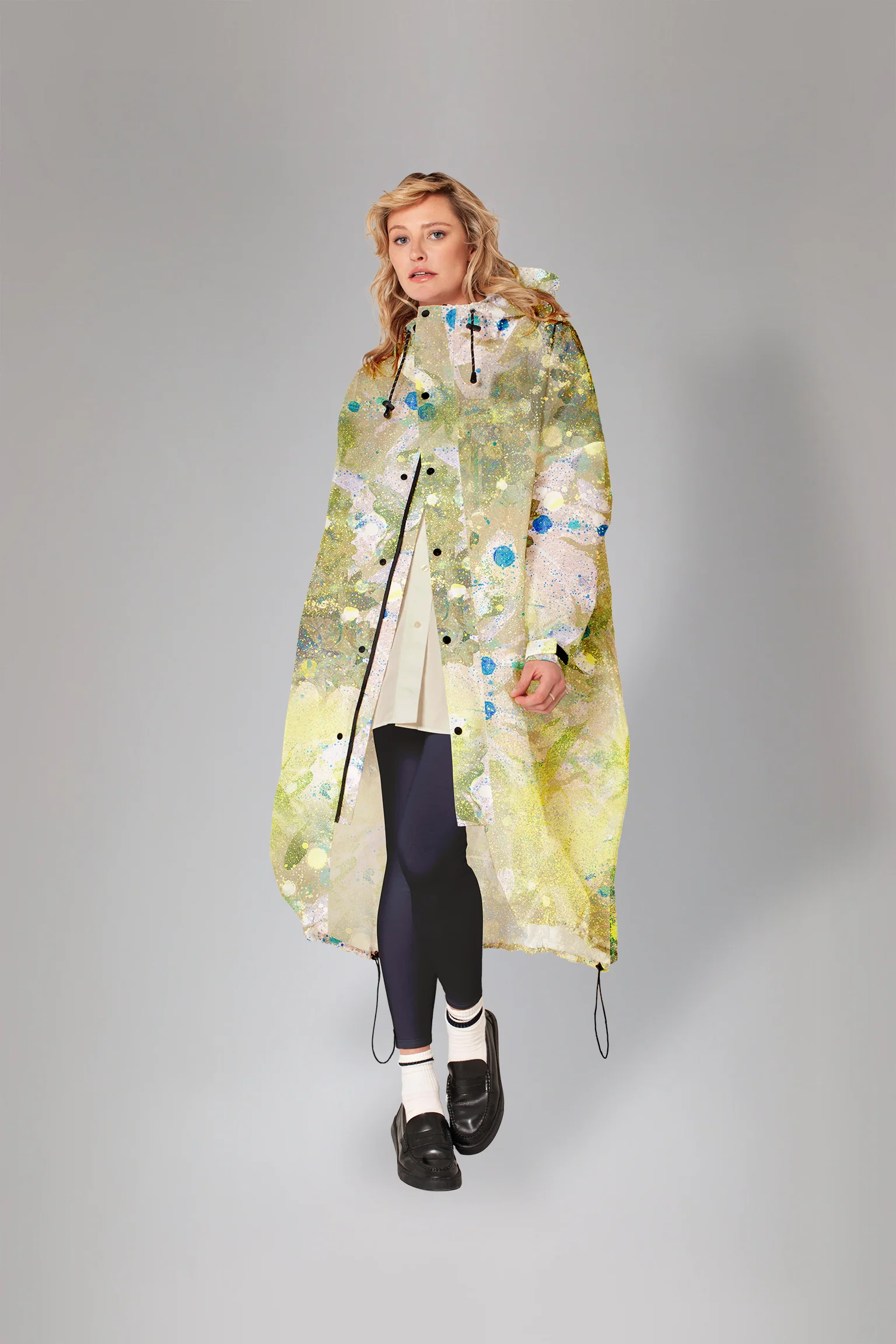 Ponczo rowerowe Rain Kiss Flora