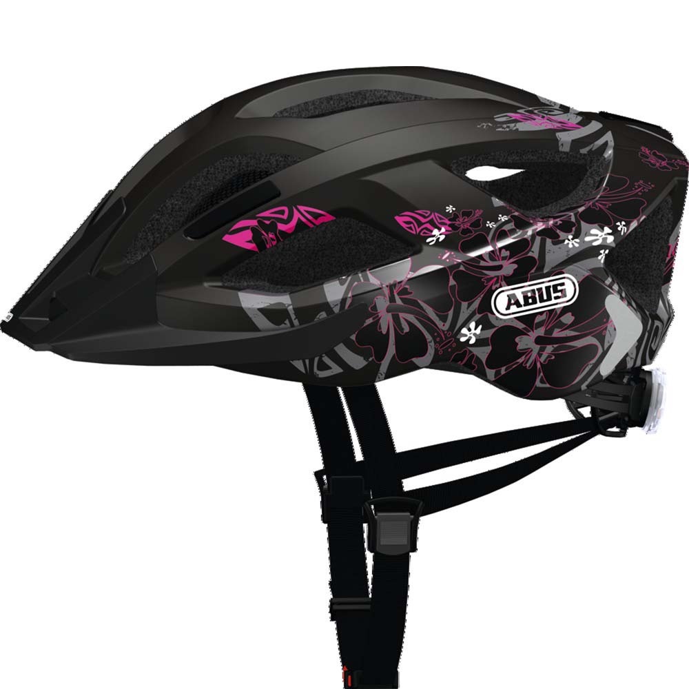 Kask rowerowy ABUS Aduro 2.0 Art - czarny