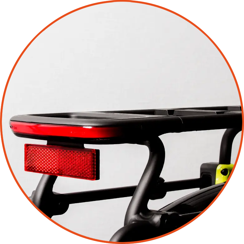 Tylna lampka rowerowa Spanninga Glow XE e-bike 6-48V