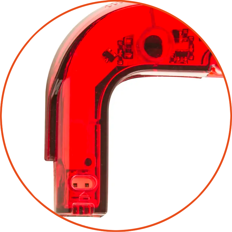 Tylna lampka rowerowa Spanninga Glow XE e-bike 6-48V