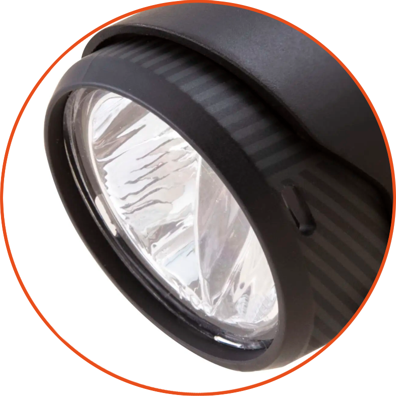 Przednia lampka rowerowa Spanninga X&O 50 XE e-bike 6-48V 50 Lux