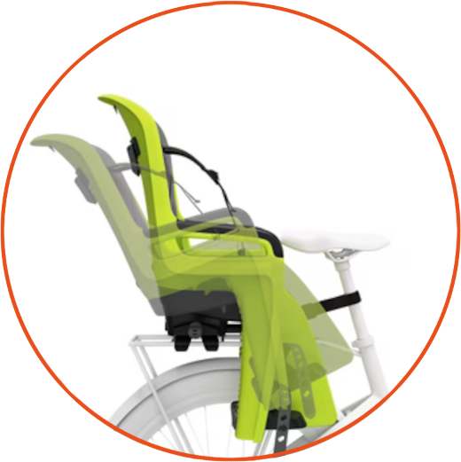 Fotelik rowerowy Thule RideAlong 2 na bagażnik