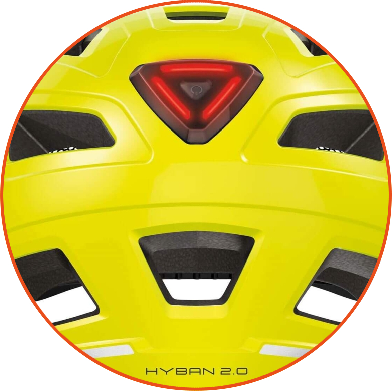 Kask rowerowy ABUS Hyban 2.0 Signal Yellow