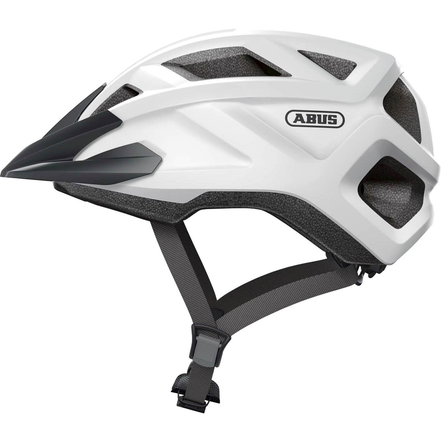 Dziecięcy kask rowerowy Abus MountZ Polar White