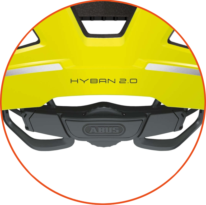 Kask rowerowy ABUS Hyban 2.0 Ace Titan
