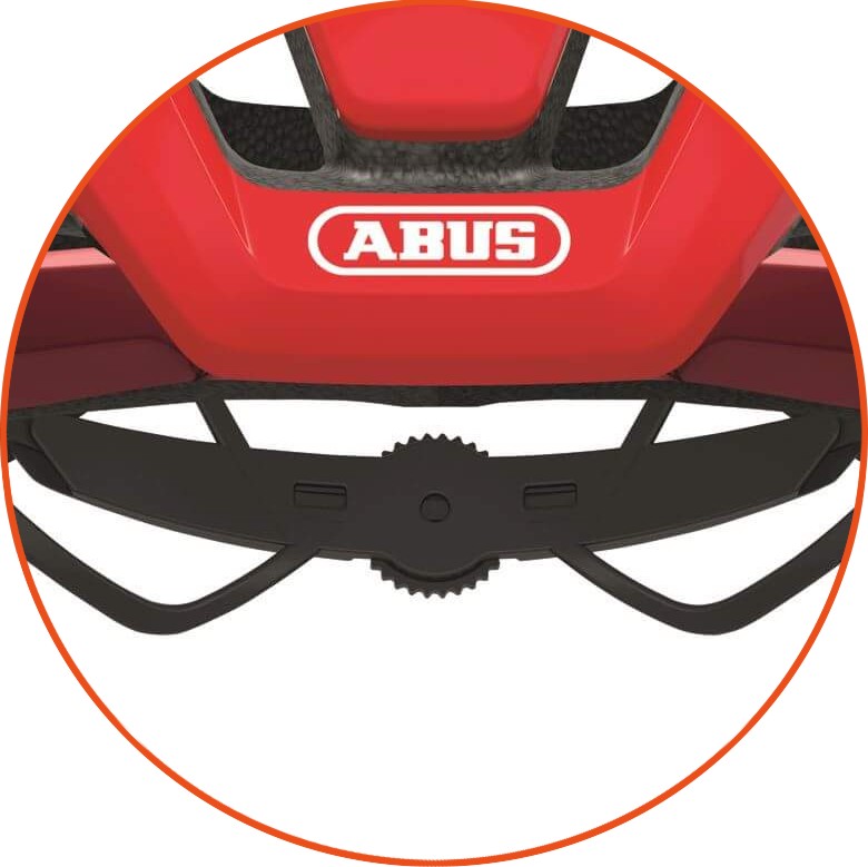 Kask rowerowy ABUS StormChaser blaze/czerwony