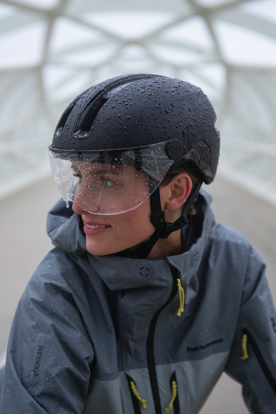 Kask rowerowy Abus HUD-Y ACE Iced Blue 