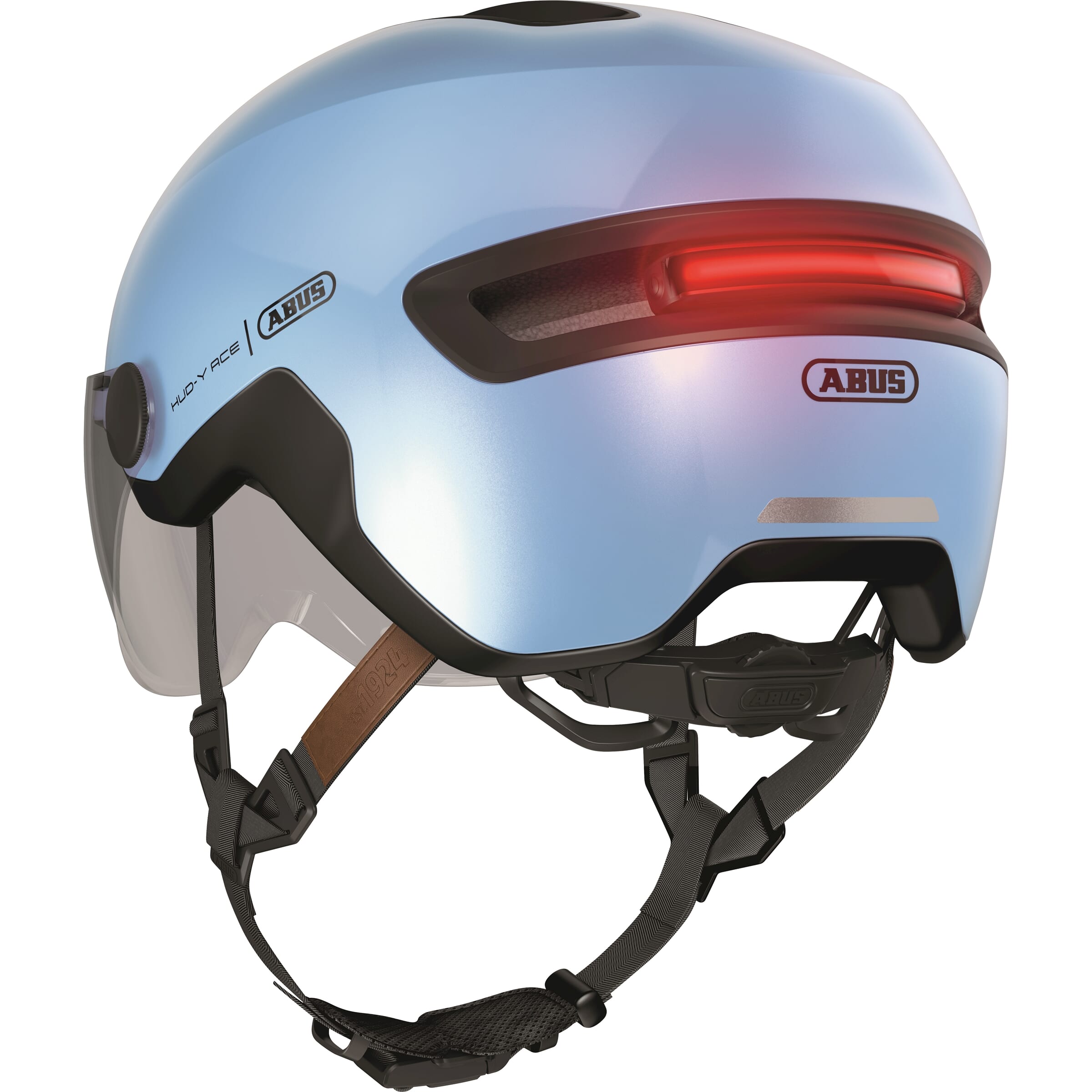 Kask rowerowy Abus HUD-Y ACE Iced Blue 