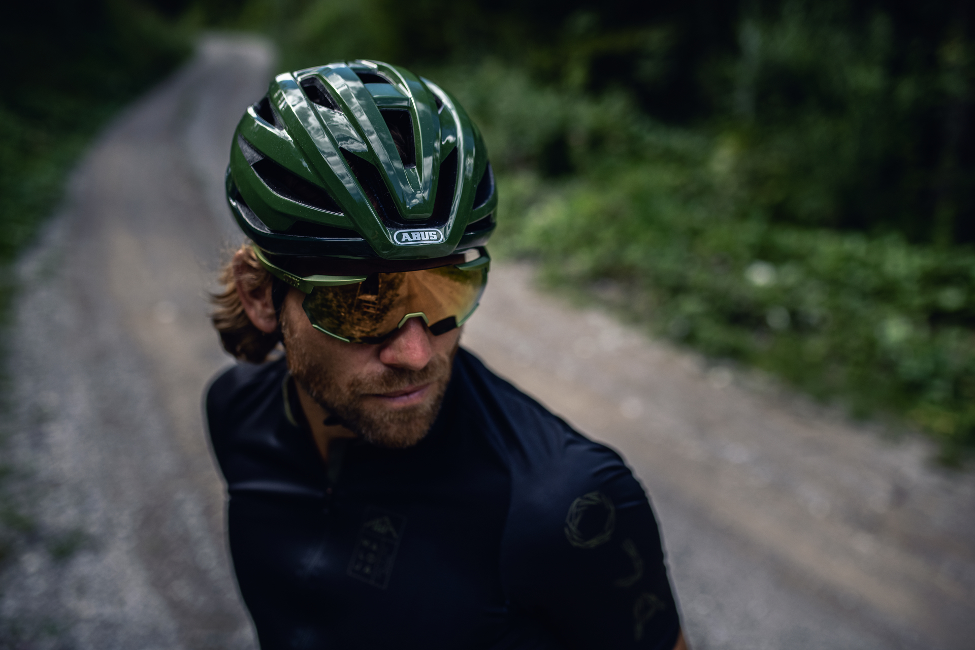 Kask rowerowy ABUS StormChaser steel/niebieski