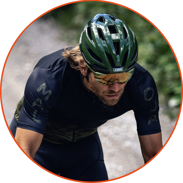 Kask rowerowy ABUS StormChaser polar/biały 