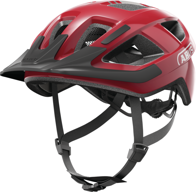 Kask rowerowy Abus Aduro 3.0 LED Blaze Red