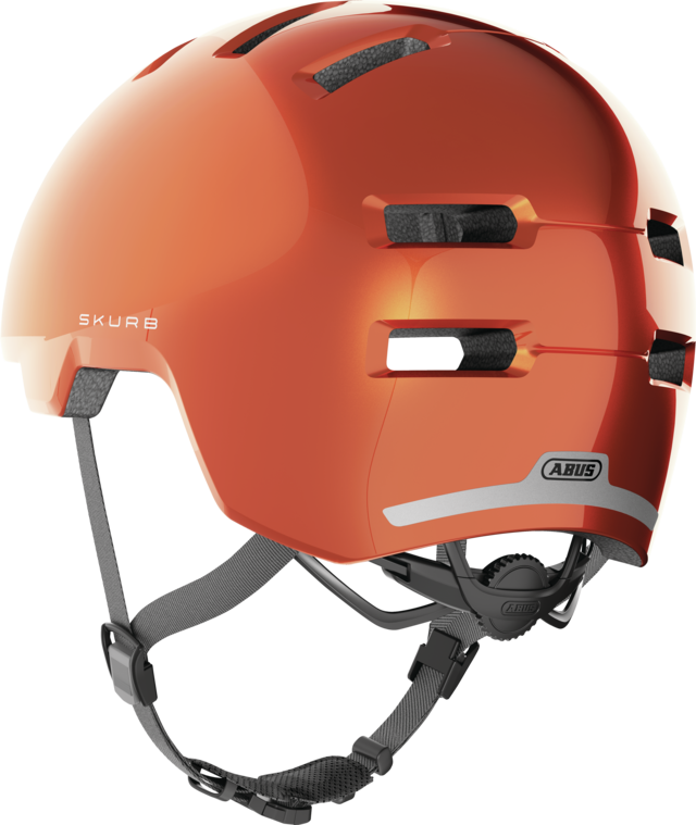 Kask rowerowy Abus Skurb Goldfish Orange