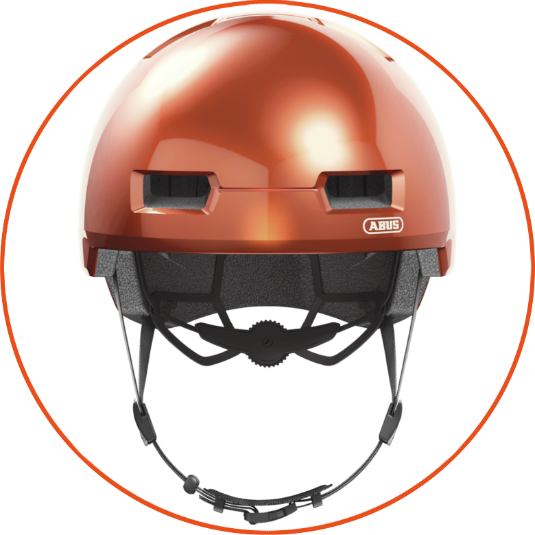 Kask rowerowy Abus Skurb Goldfish Orange