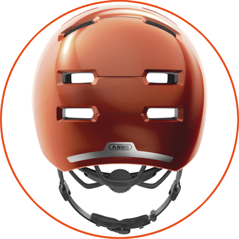 Kask rowerowy Abus Skurb Goldfish Orange
