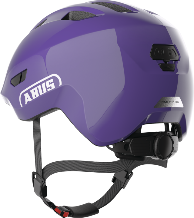 Dziecięcy kask rowerowy Abus Smiley 3.0 Candid Purple