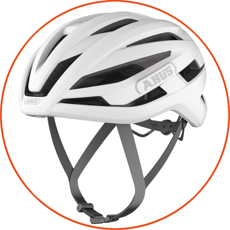 Kask rowerowy Abus StormChaser ACE Polar White