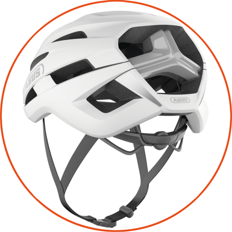 Kask rowerowy Abus StormChaser ACE Polar White