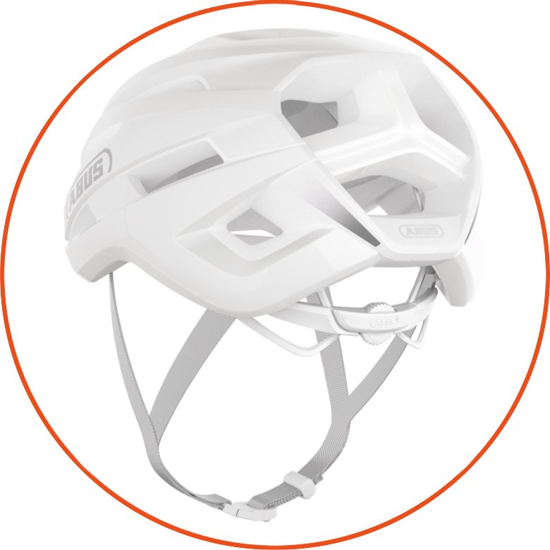 Kask rowerowy Abus StormChaser ACE Pure White