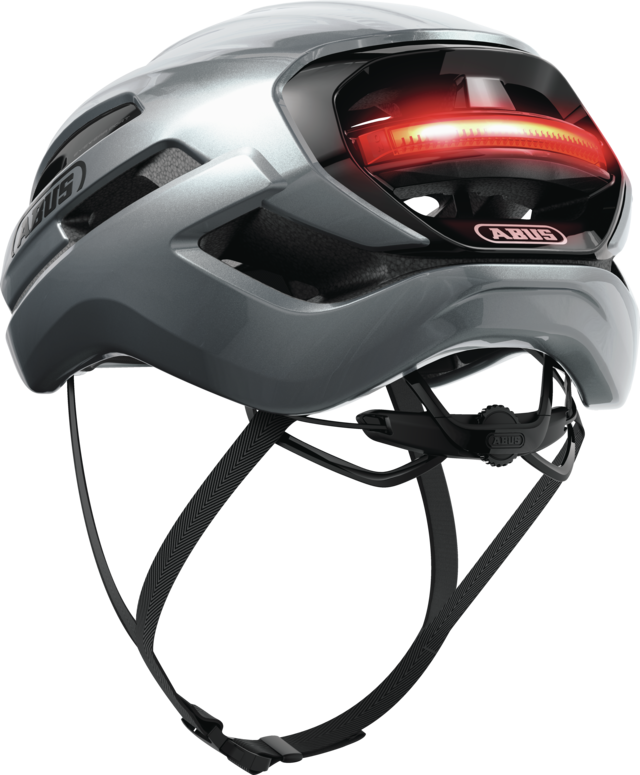 Kask rowerowy Abus Taipan LED Graphite Silver
