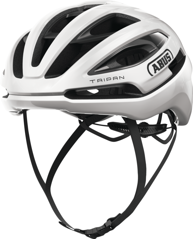 Kask rowerowy Abus Taipan LED Shiny White