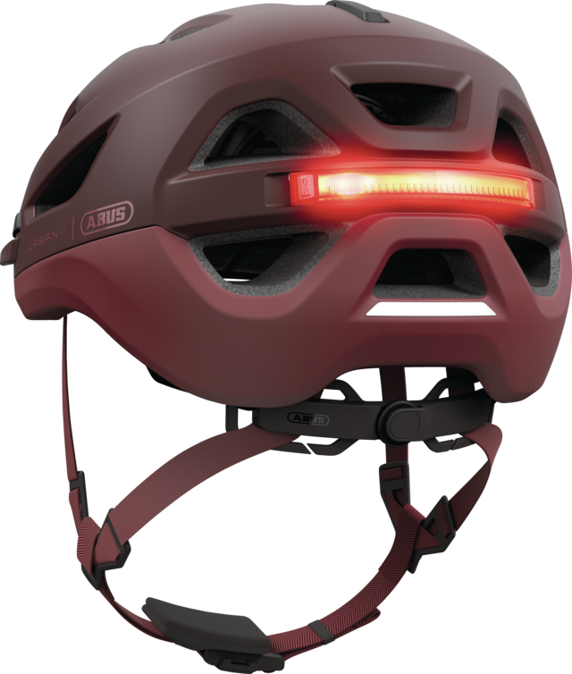 Kask rowerowy Abus Urban-I 4.0 ACE Chestnut Red
