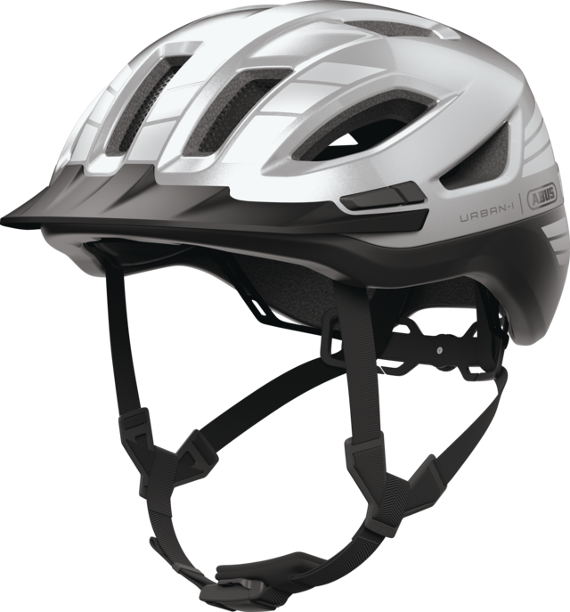 Kask rowerowy Abus Urban-I 4.0 ACE Signal Silver