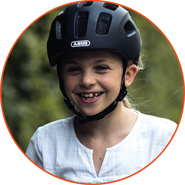 Dziecięcy kask rowerowy Abus Youn-I 2.0 Mono Blue