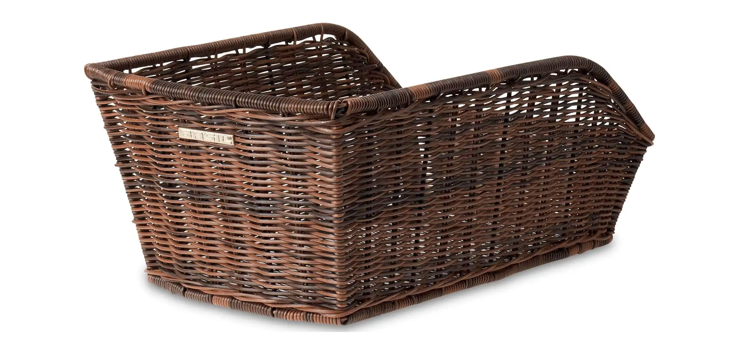 Tylny koszyk rowerowy Basil Cento Rattan Look