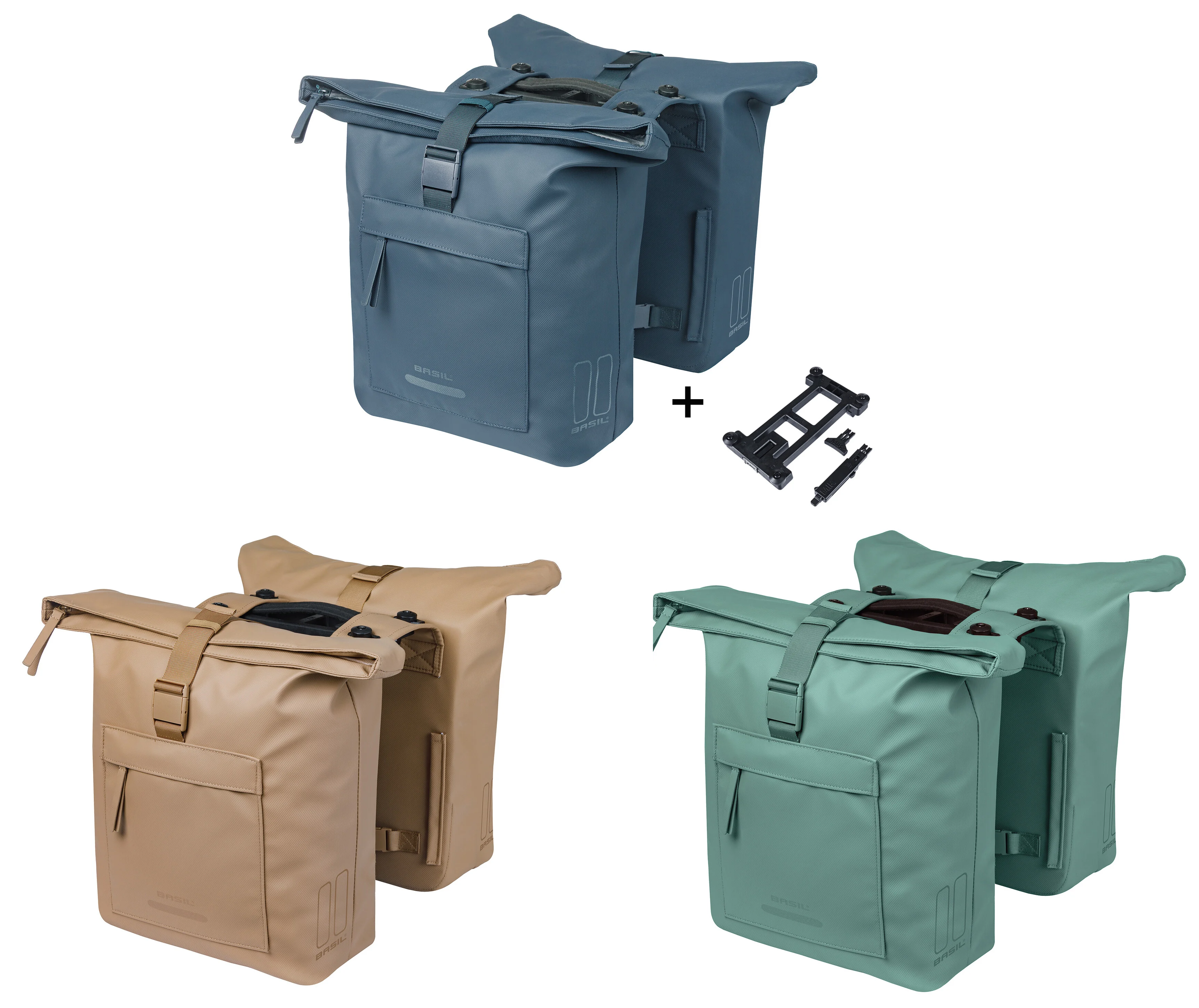 Podwójna sakwa rowerowa Basil Brooklyn MIK 2.0 41L